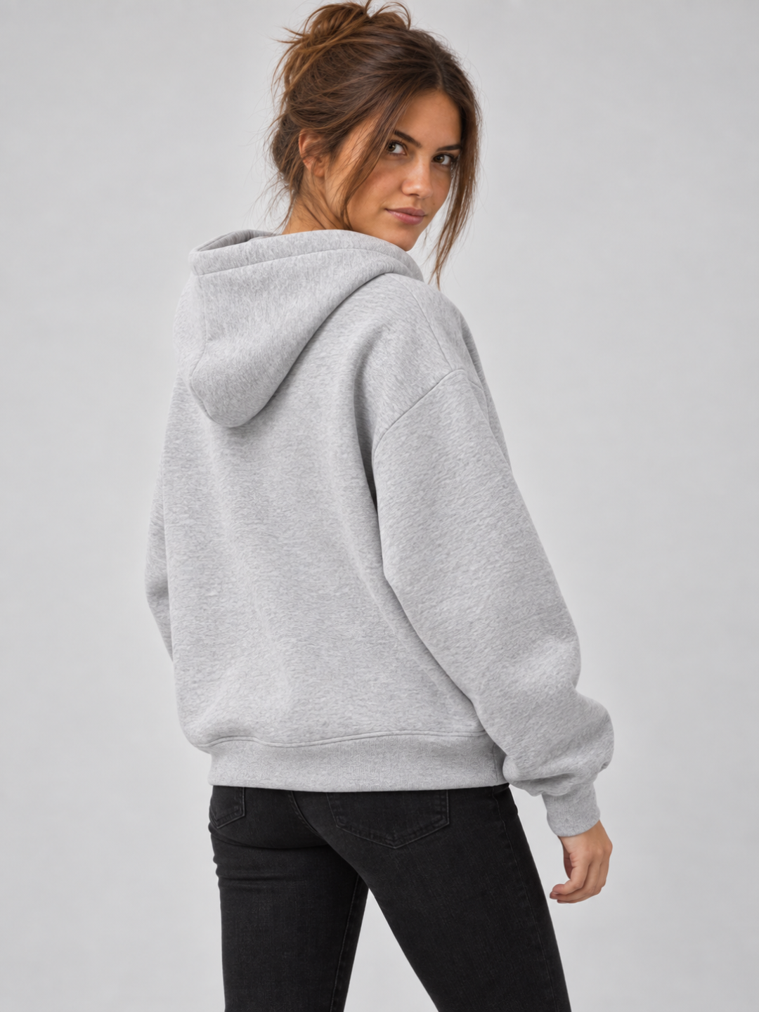 Women's Oversized Zip-Up Hoodie