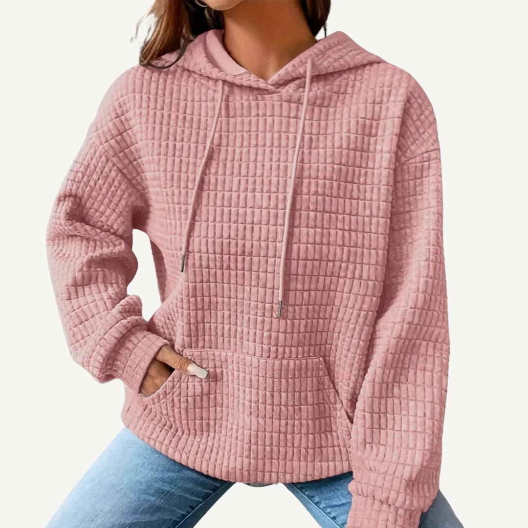 Women's Waffle Knit Hoodie