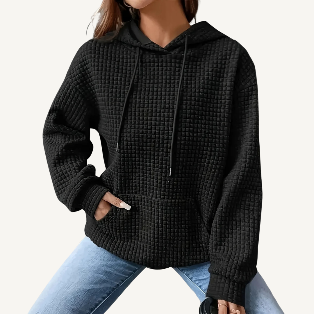 Women's Waffle Knit Hoodie