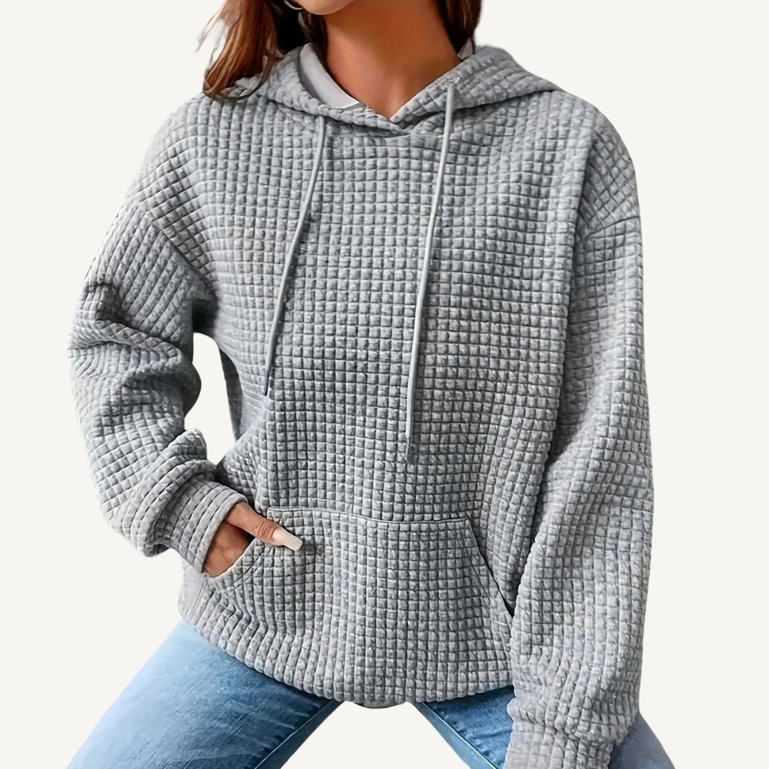Women's Waffle Knit Hoodie