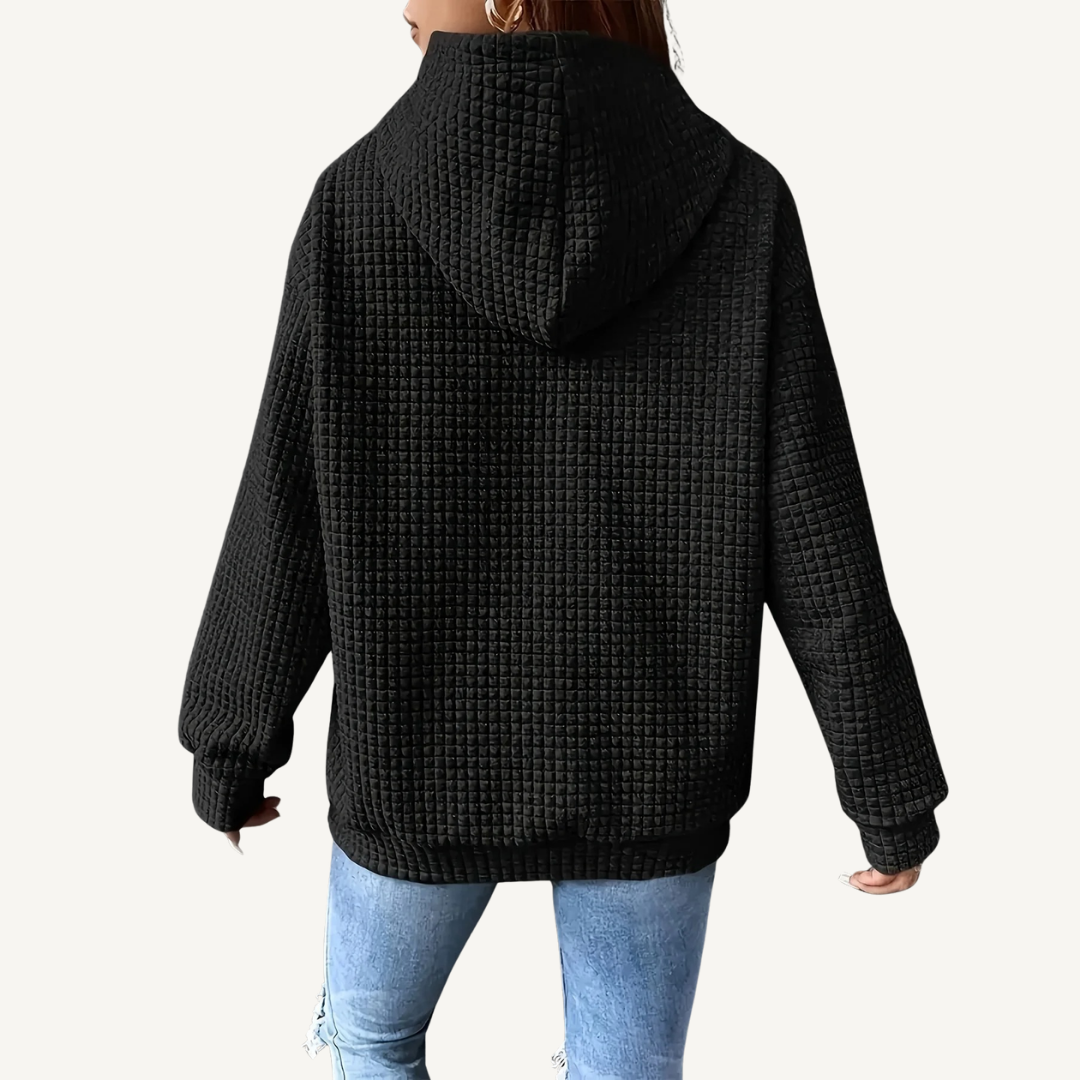 Women's Waffle Knit Hoodie