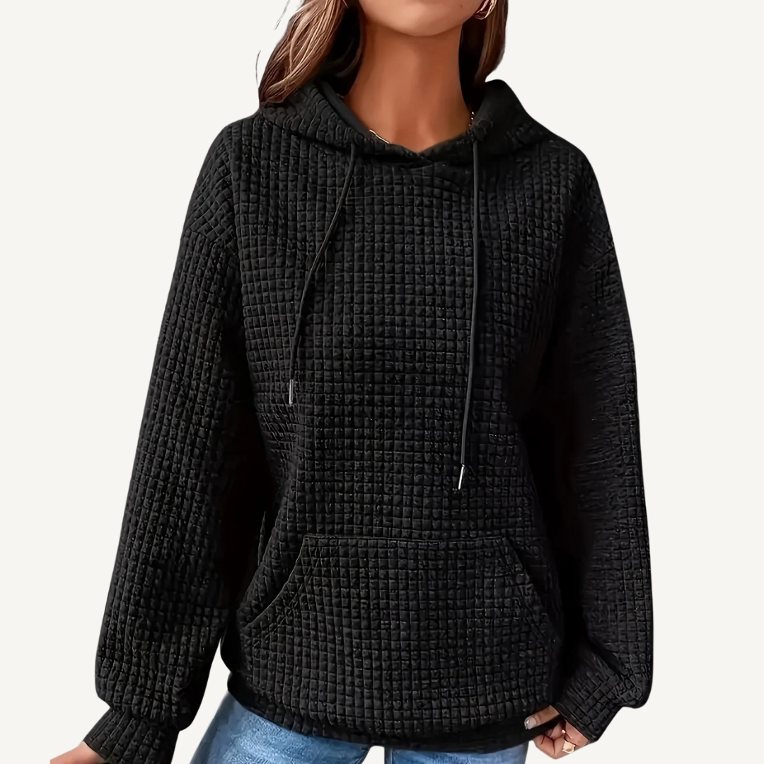Women's Waffle Knit Hoodie