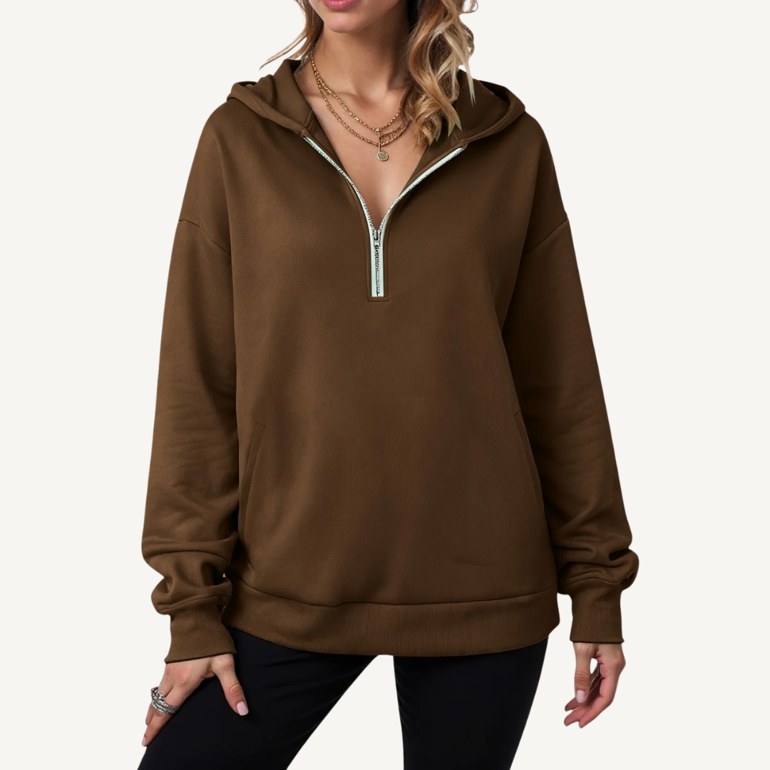 Women's Half-Zip Outdoor Hoodie