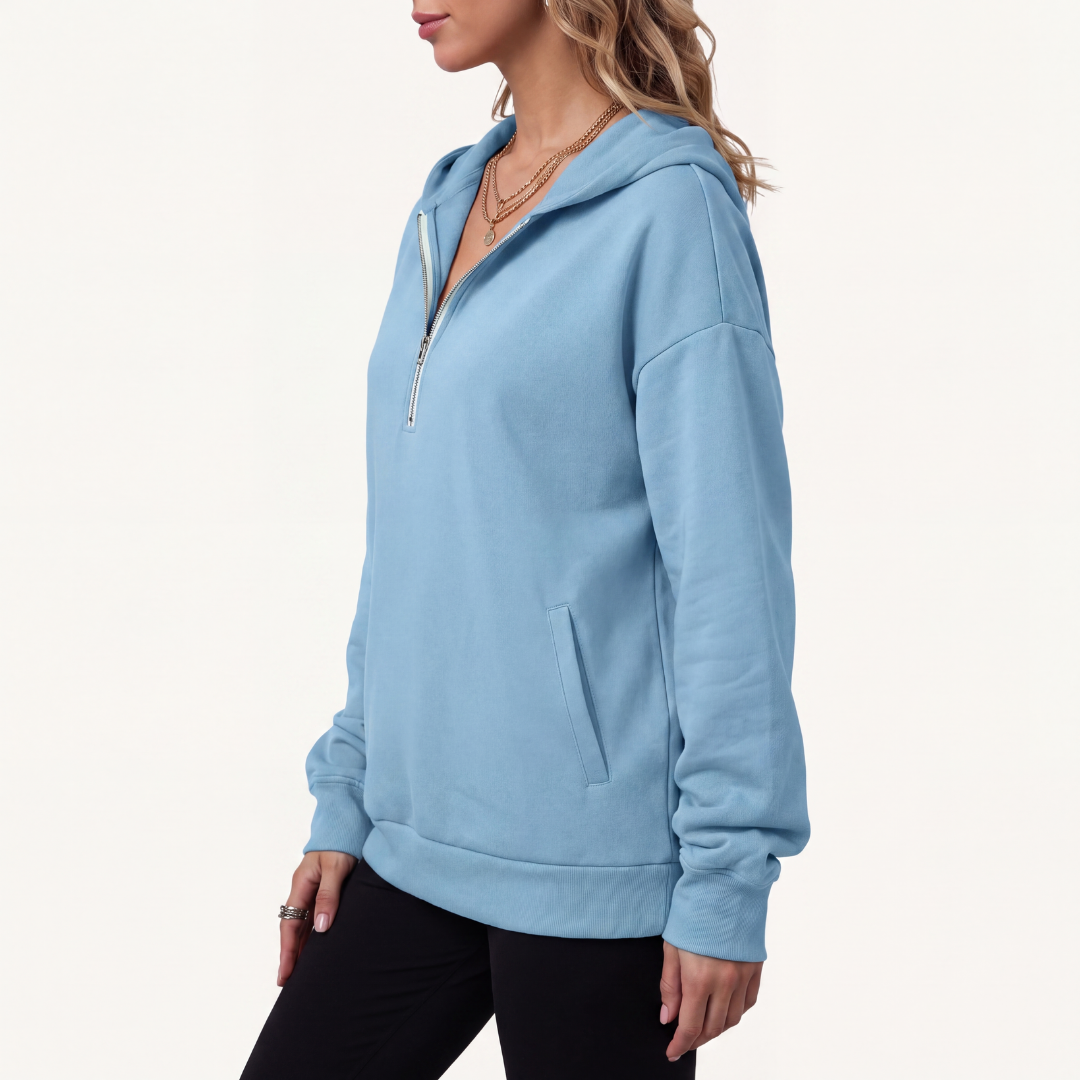 Women's Half-Zip Outdoor Hoodie