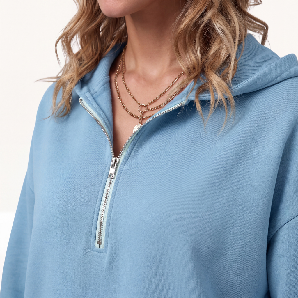 Women's Half-Zip Outdoor Hoodie