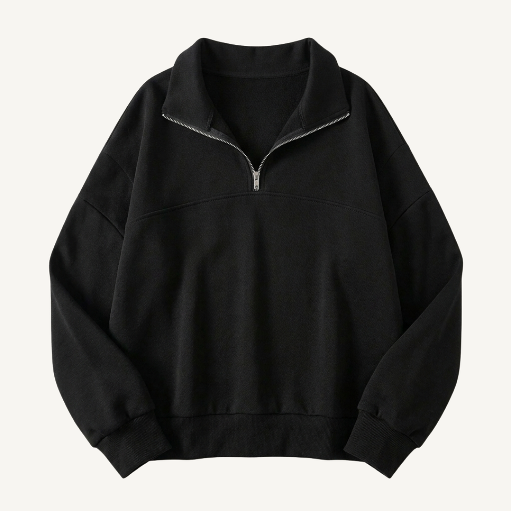 Women's Oversized Half-Zip Fleece