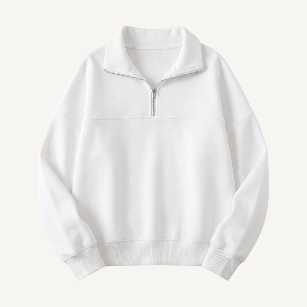 Women's Oversized Half-Zip Fleece
