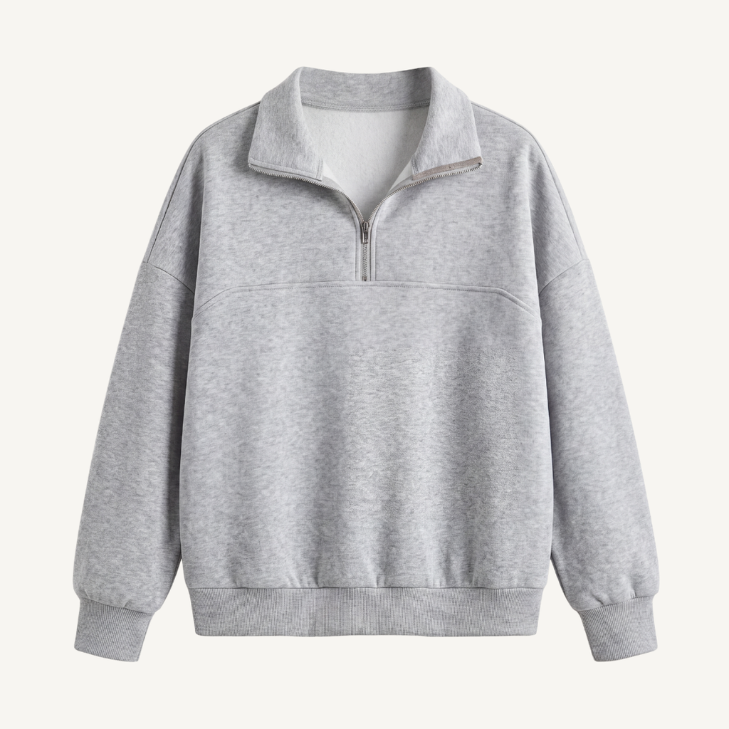 Women's Oversized Half-Zip Fleece