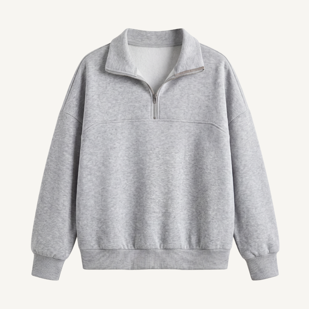 Women's Oversized Half-Zip Fleece