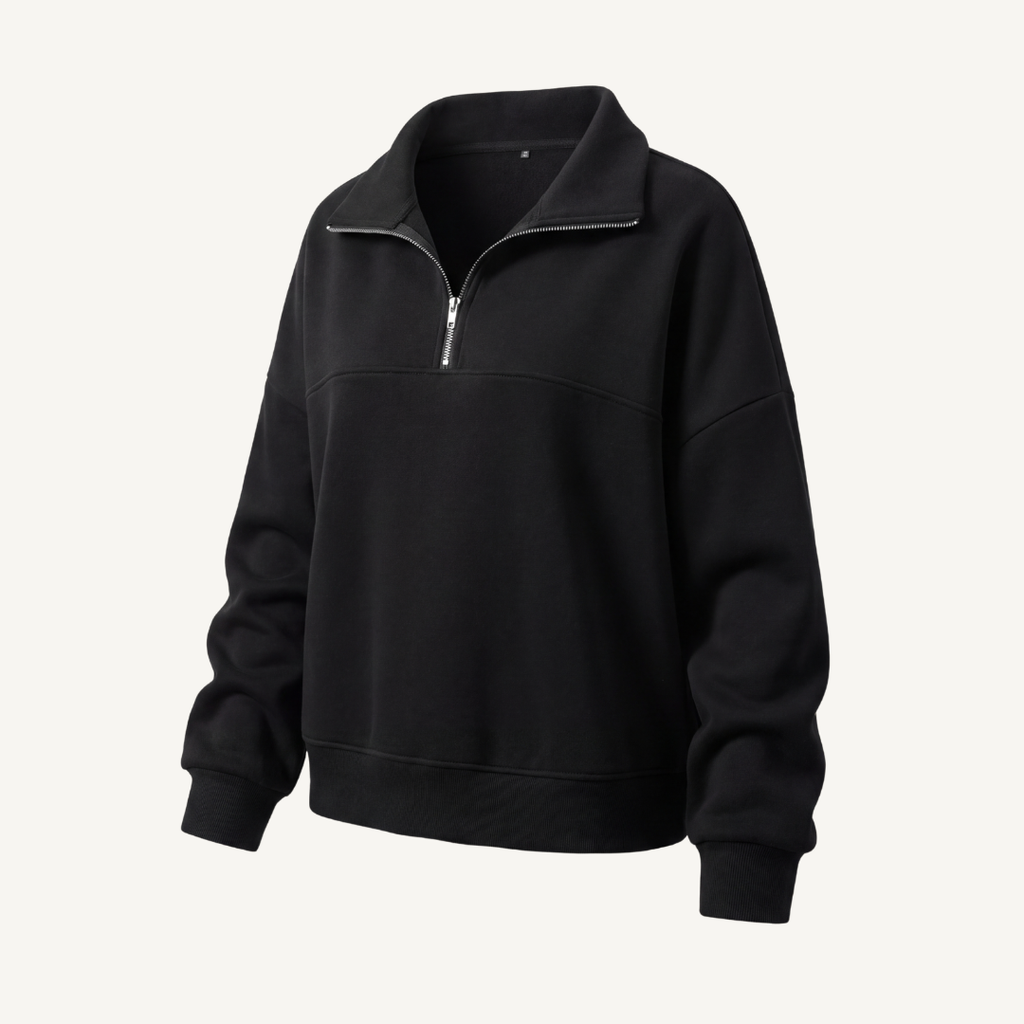 Women's Oversized Half-Zip Fleece