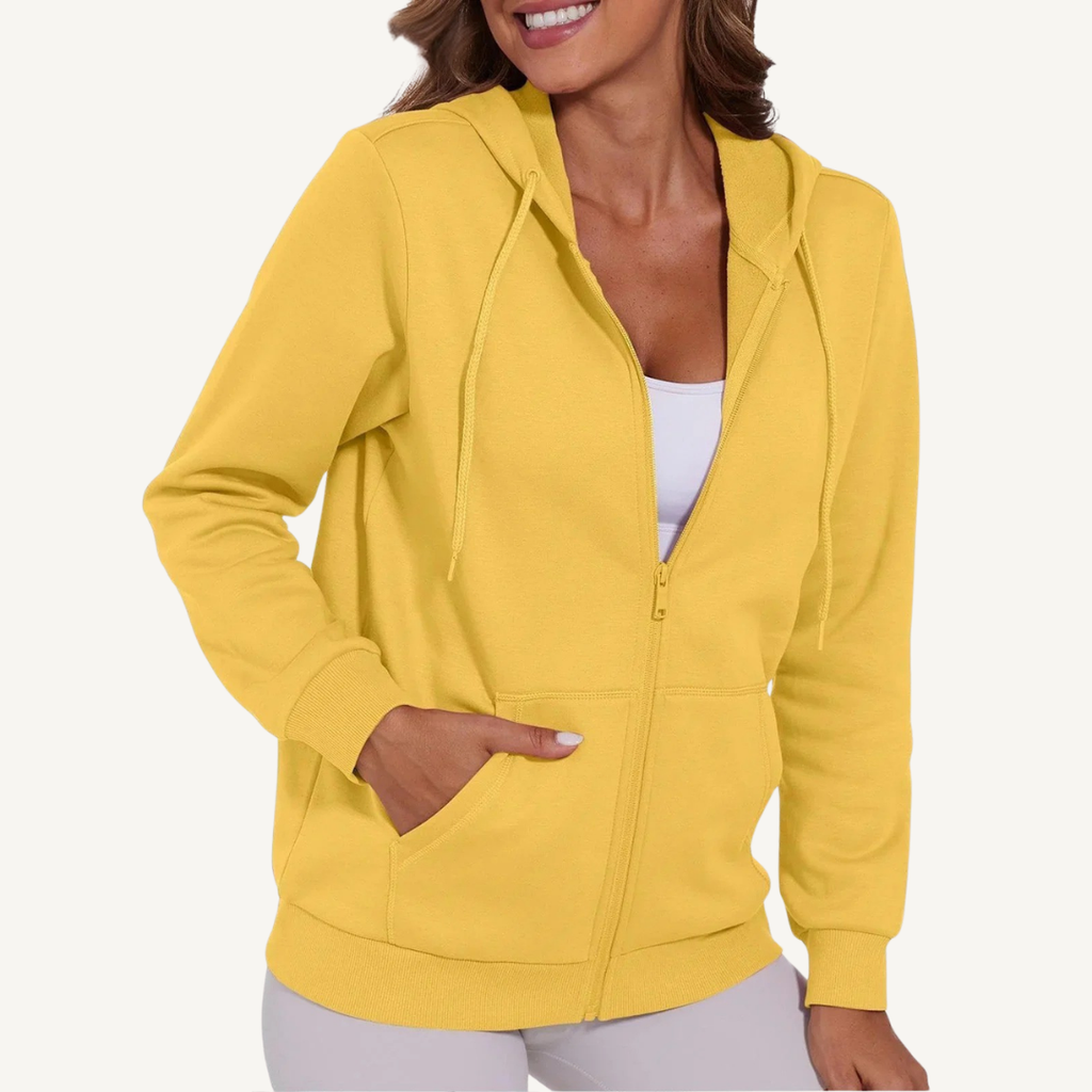 Women's Fleece-Lined Full-Zip Outdoor Hoodie