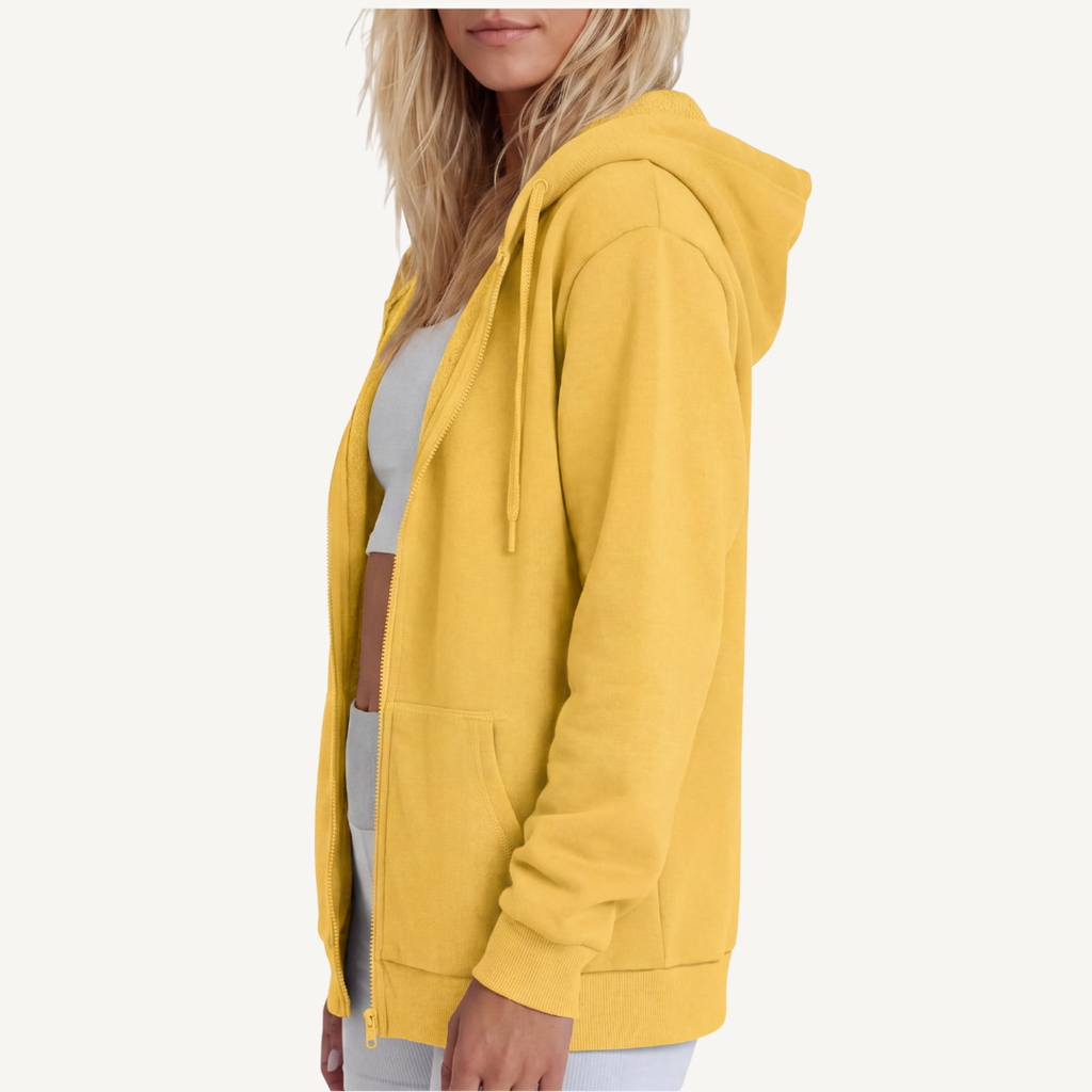 Women's Fleece-Lined Full-Zip Outdoor Hoodie