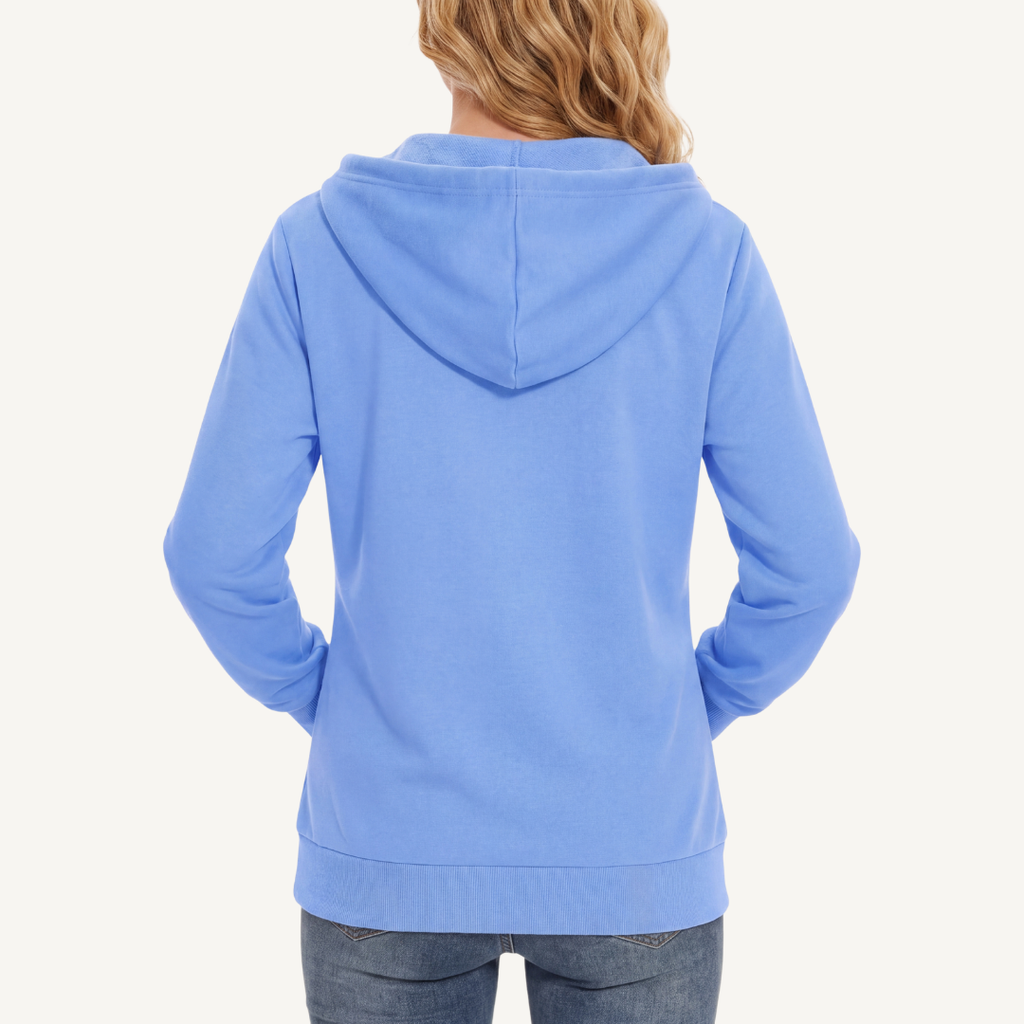 Women's Fleece-Lined Full-Zip Outdoor Hoodie