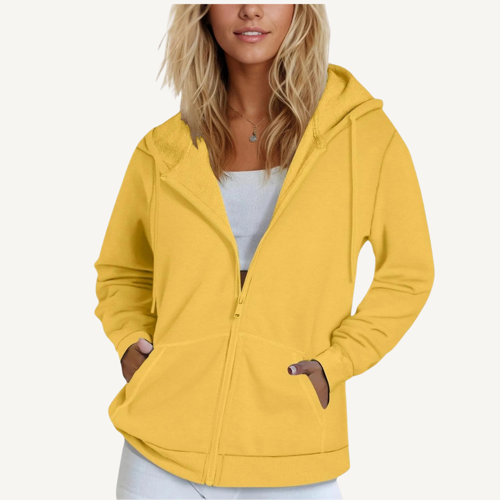 Women's Fleece-Lined Full-Zip Outdoor Hoodie