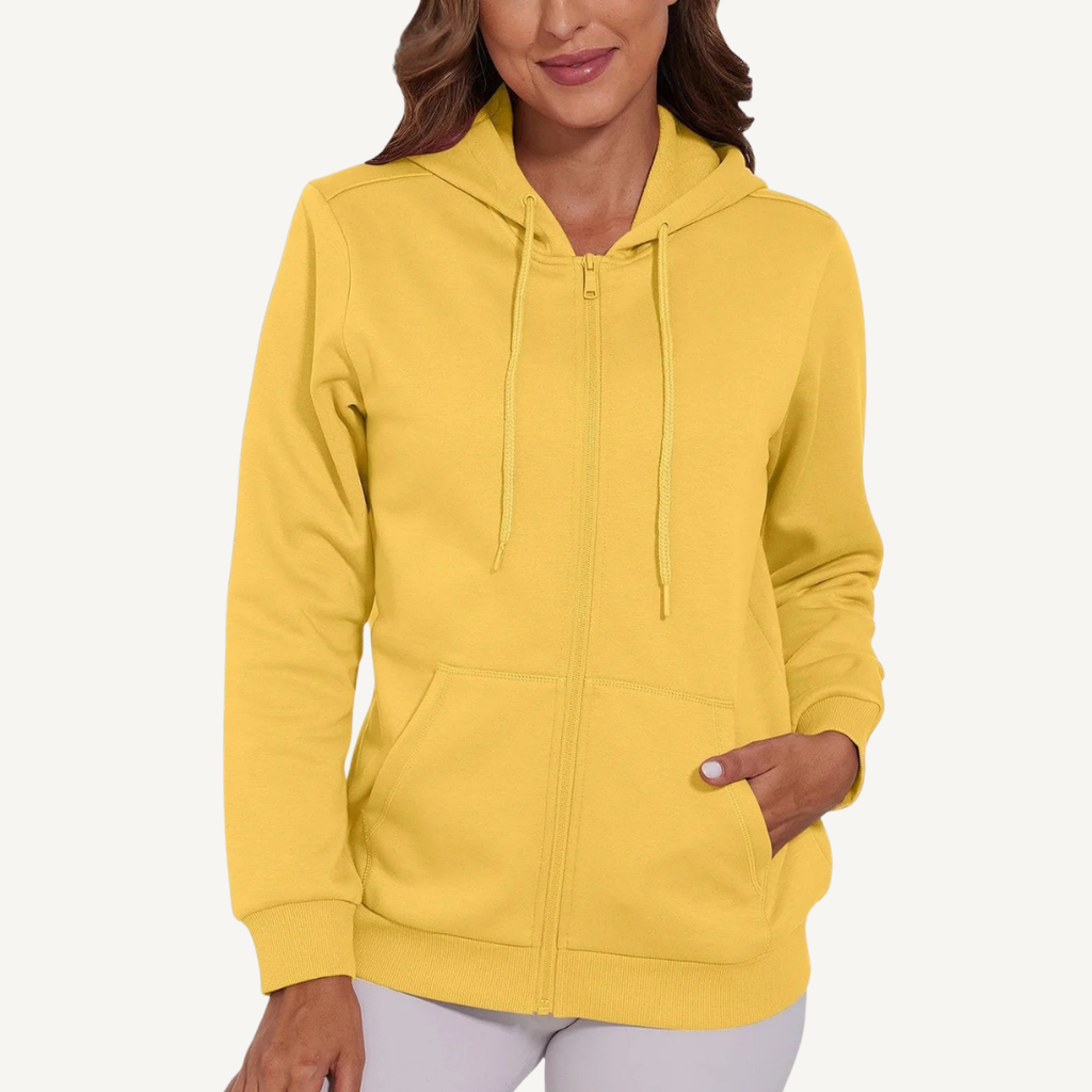 Women's Fleece-Lined Full-Zip Outdoor Hoodie