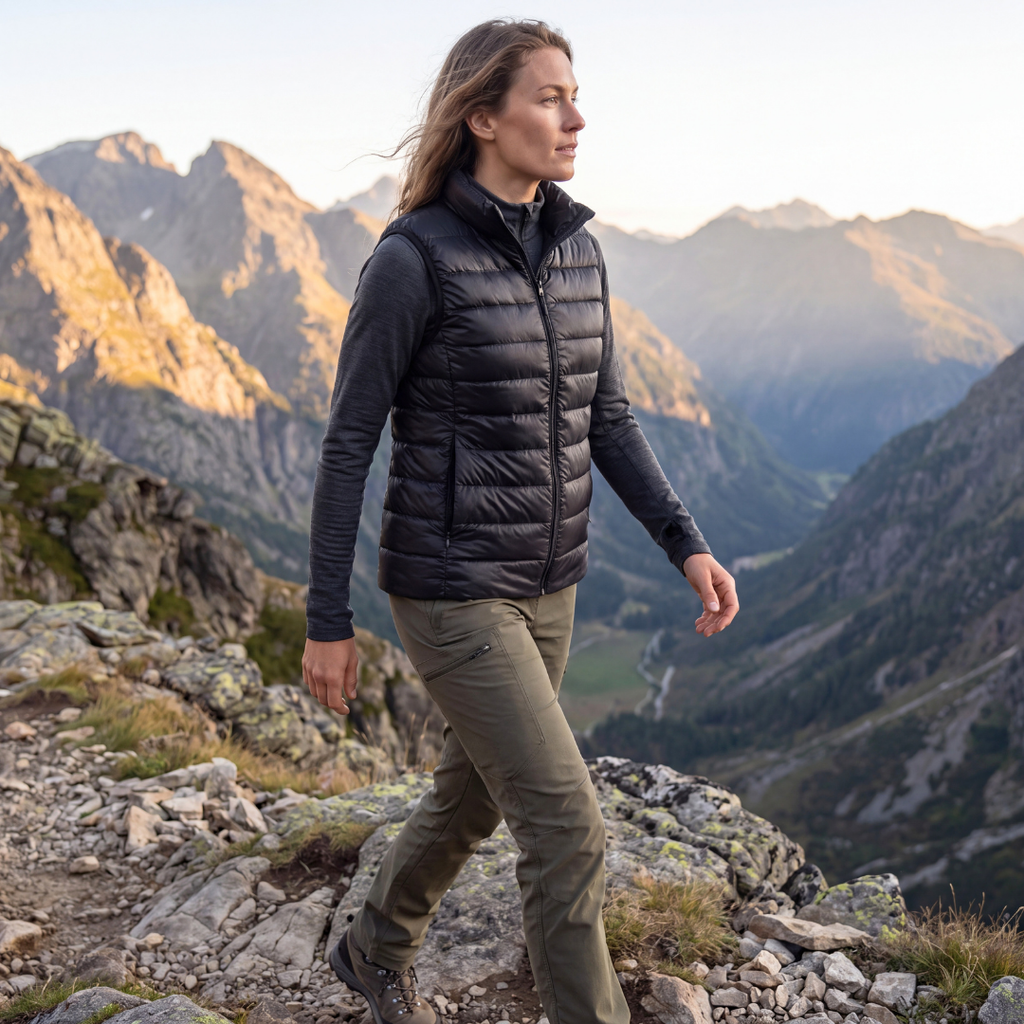 Women's Lightweight Down Puffer Vest