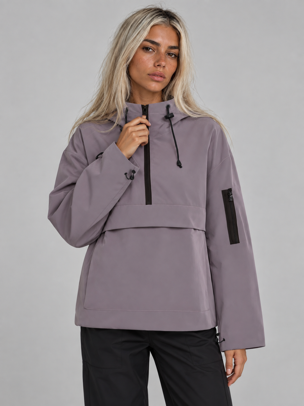 Women's Lightweight Waterproof Windbreaker Jacket