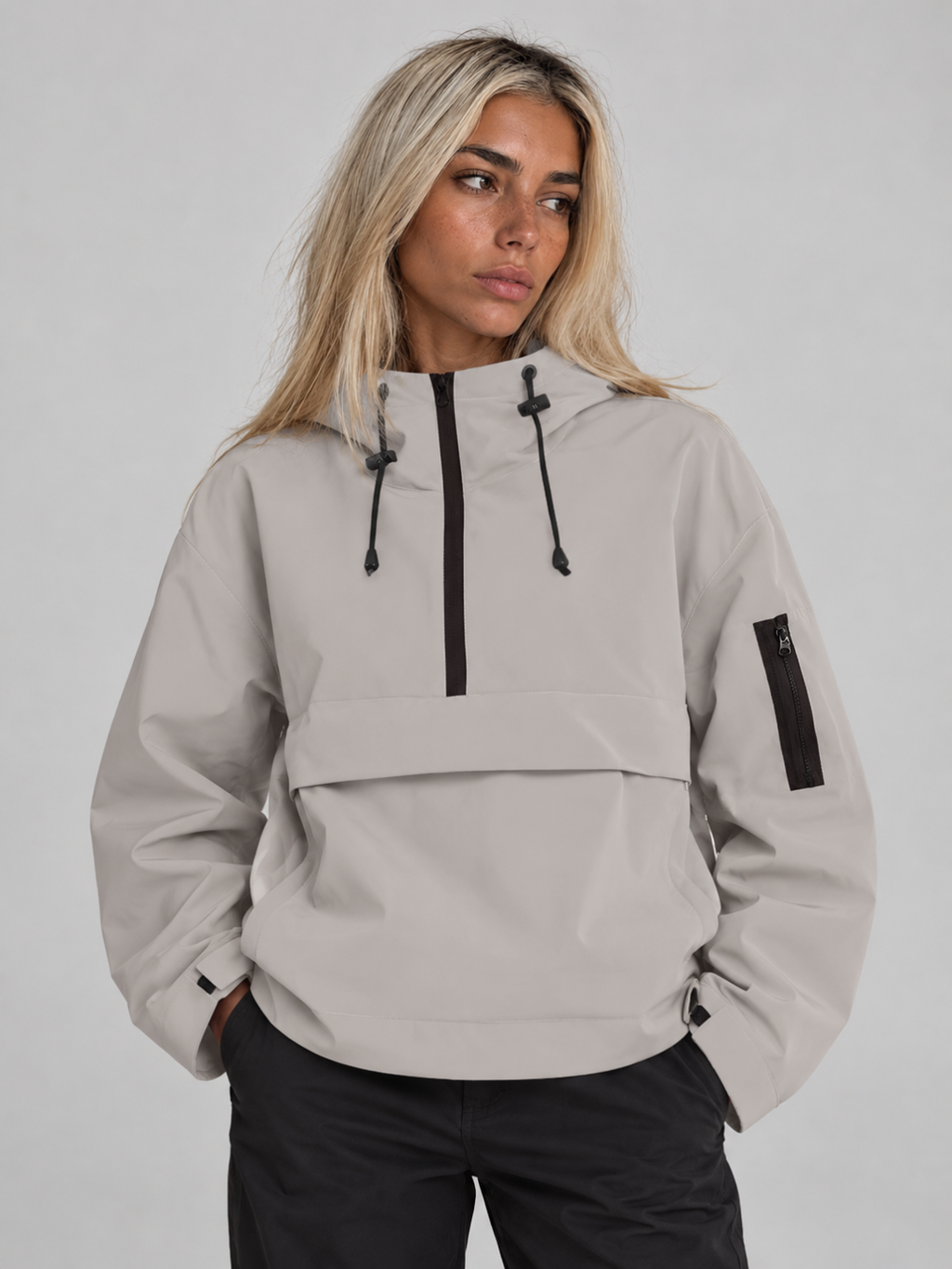 Women's Lightweight Waterproof Windbreaker Jacket