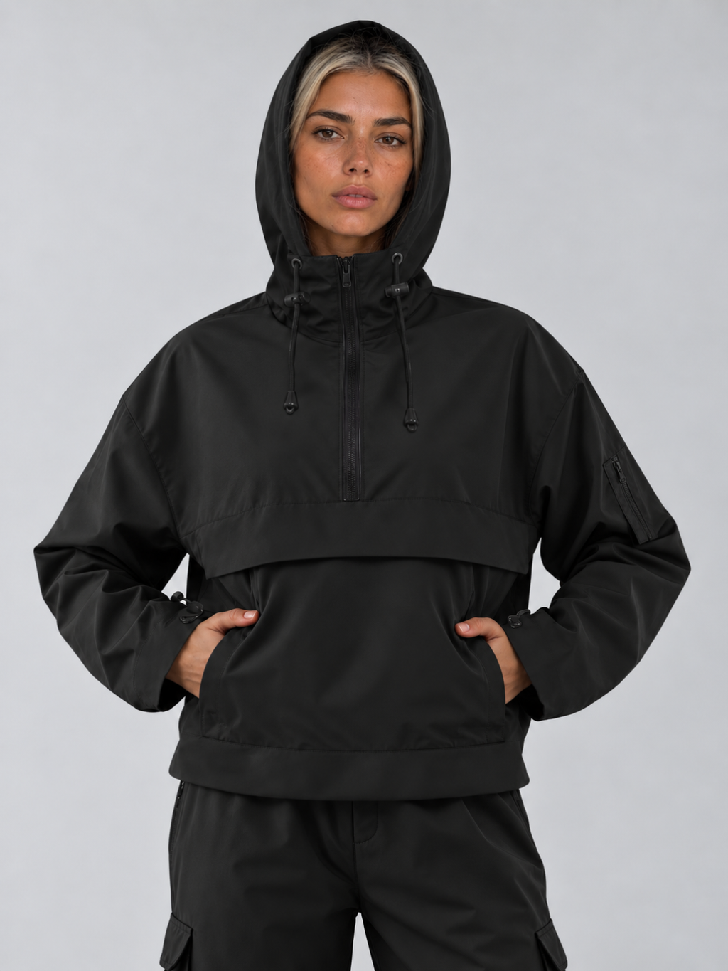 Women's Lightweight Waterproof Windbreaker Jacket