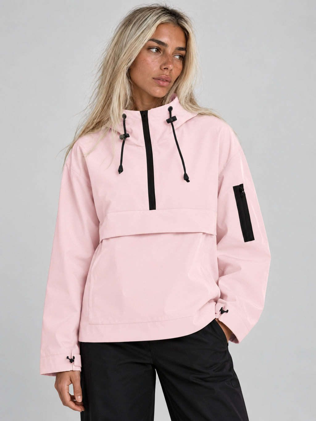Women's Lightweight Waterproof Windbreaker Jacket