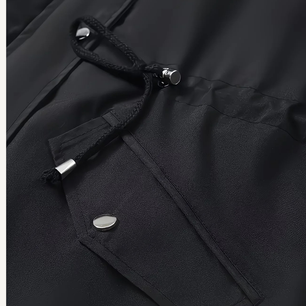 Women's Waterproof Hooded Trench Jacket