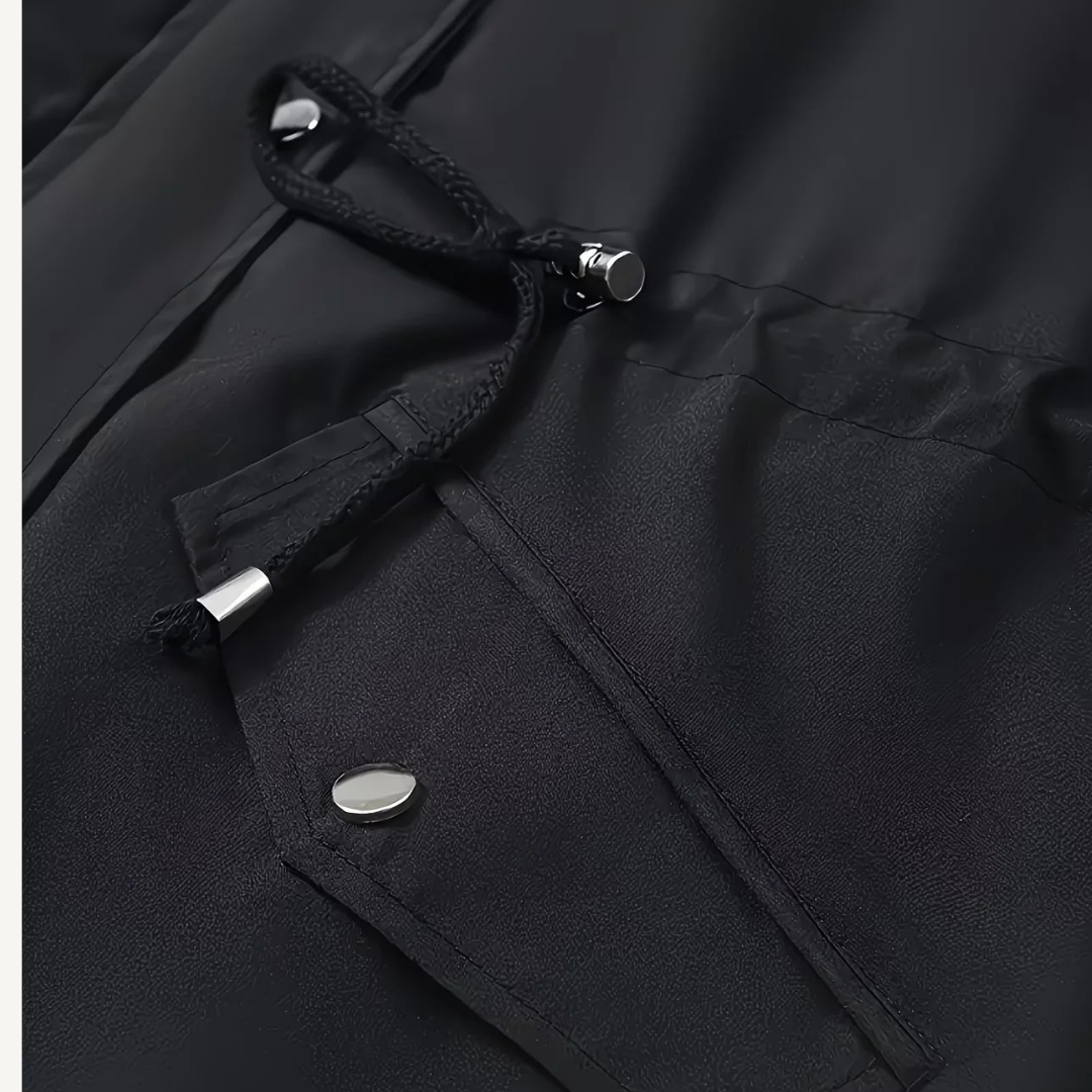 Women's Waterproof Hooded Trench Jacket