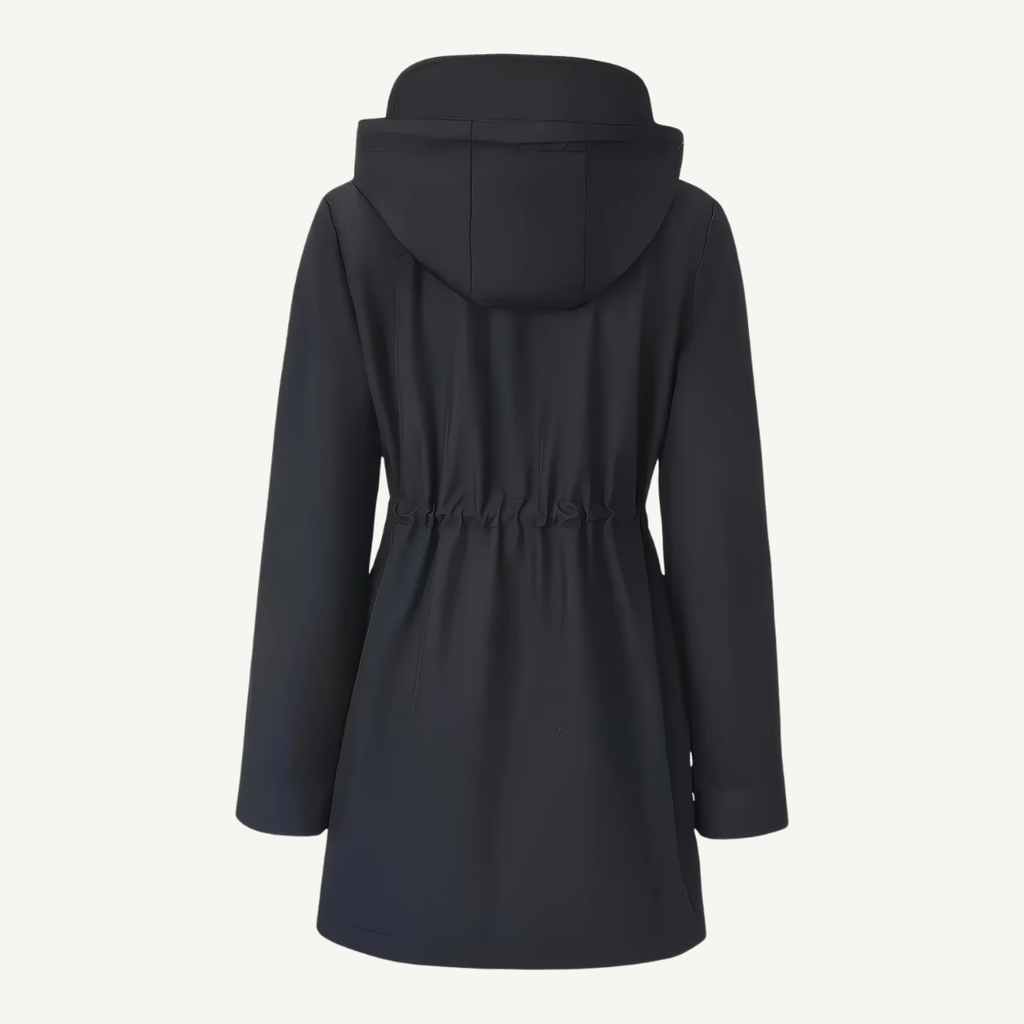Women's Waterproof Hooded Trench Jacket
