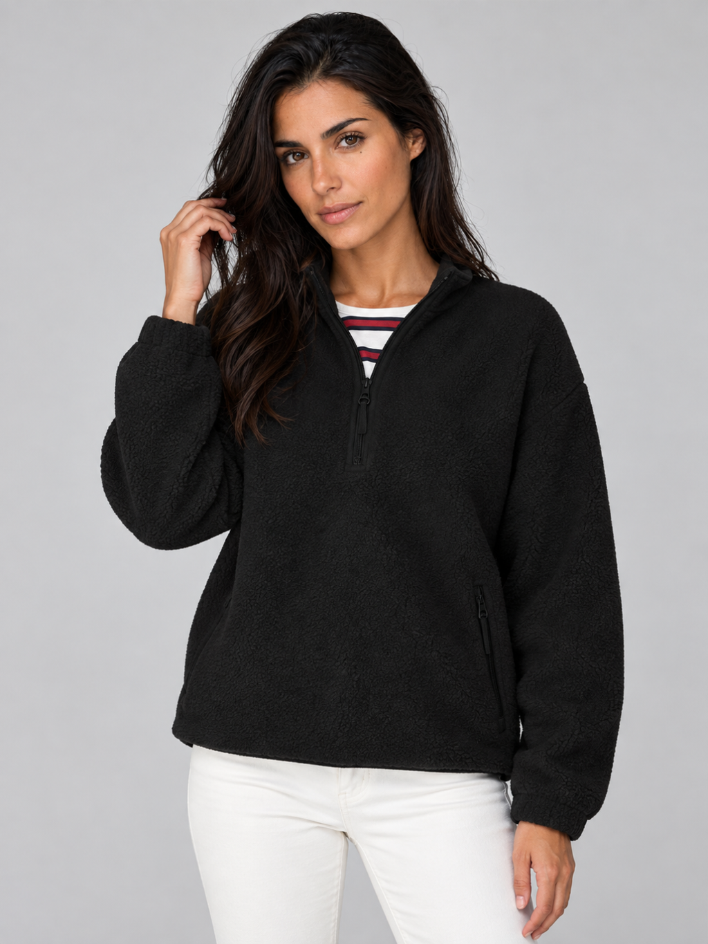 Women's Sherpa Fleece Pullover