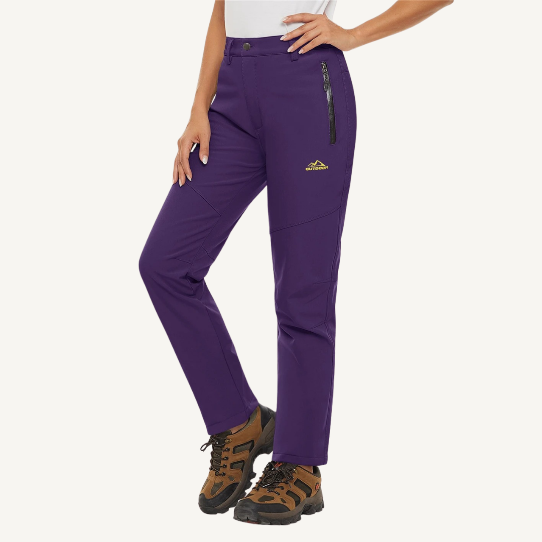 Women's Fleece-Lined Softshell Trousers